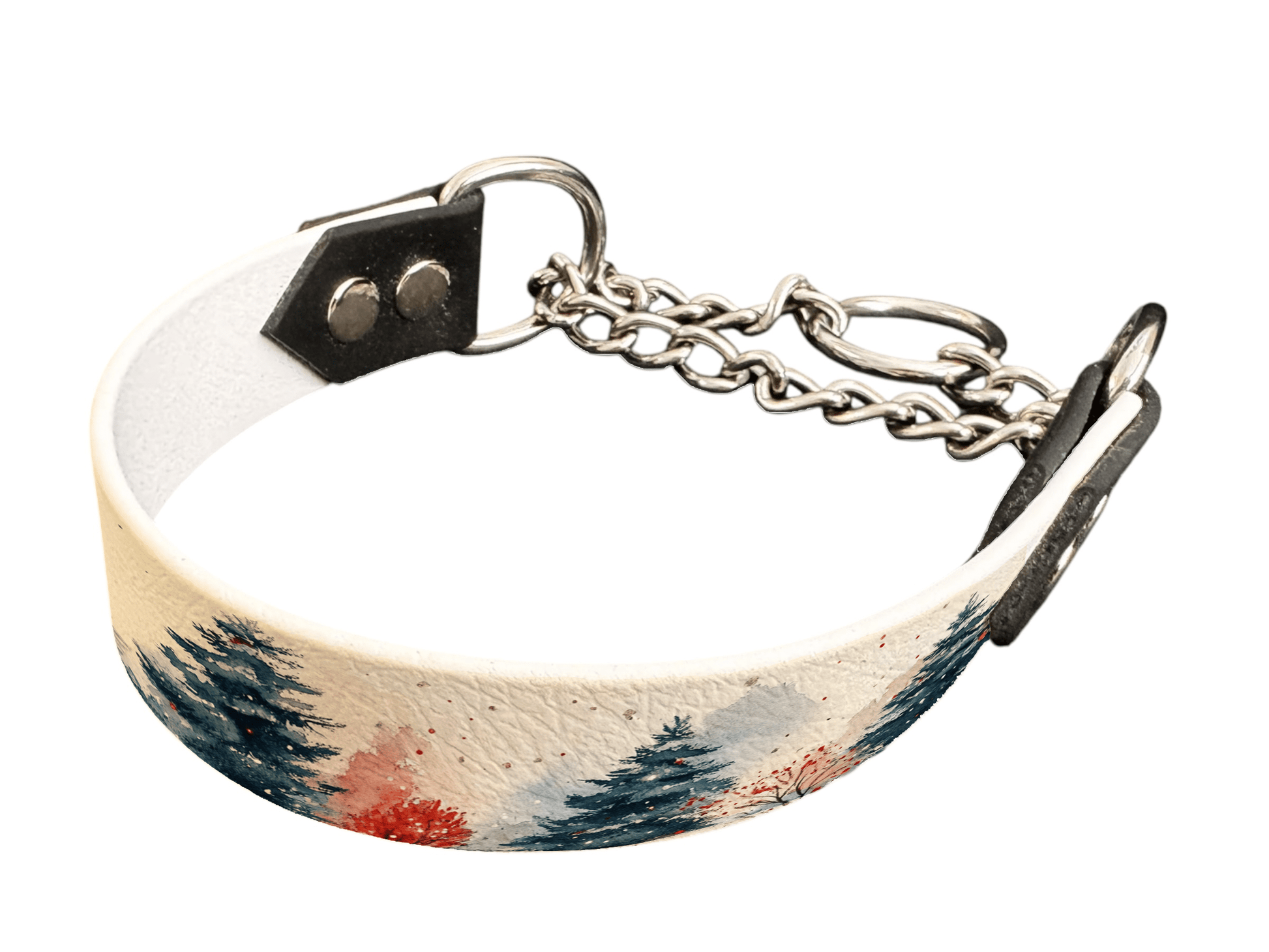 L'atelier du Fourmilier Martingales 189 Martingale pour chien en BioThane® imprimé – Collection paysage– 25mm