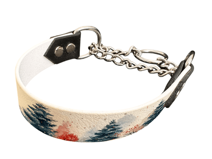 L'atelier du Fourmilier Martingales 189 Martingale pour chien en BioThane® imprimé – Collection paysage– 25mm