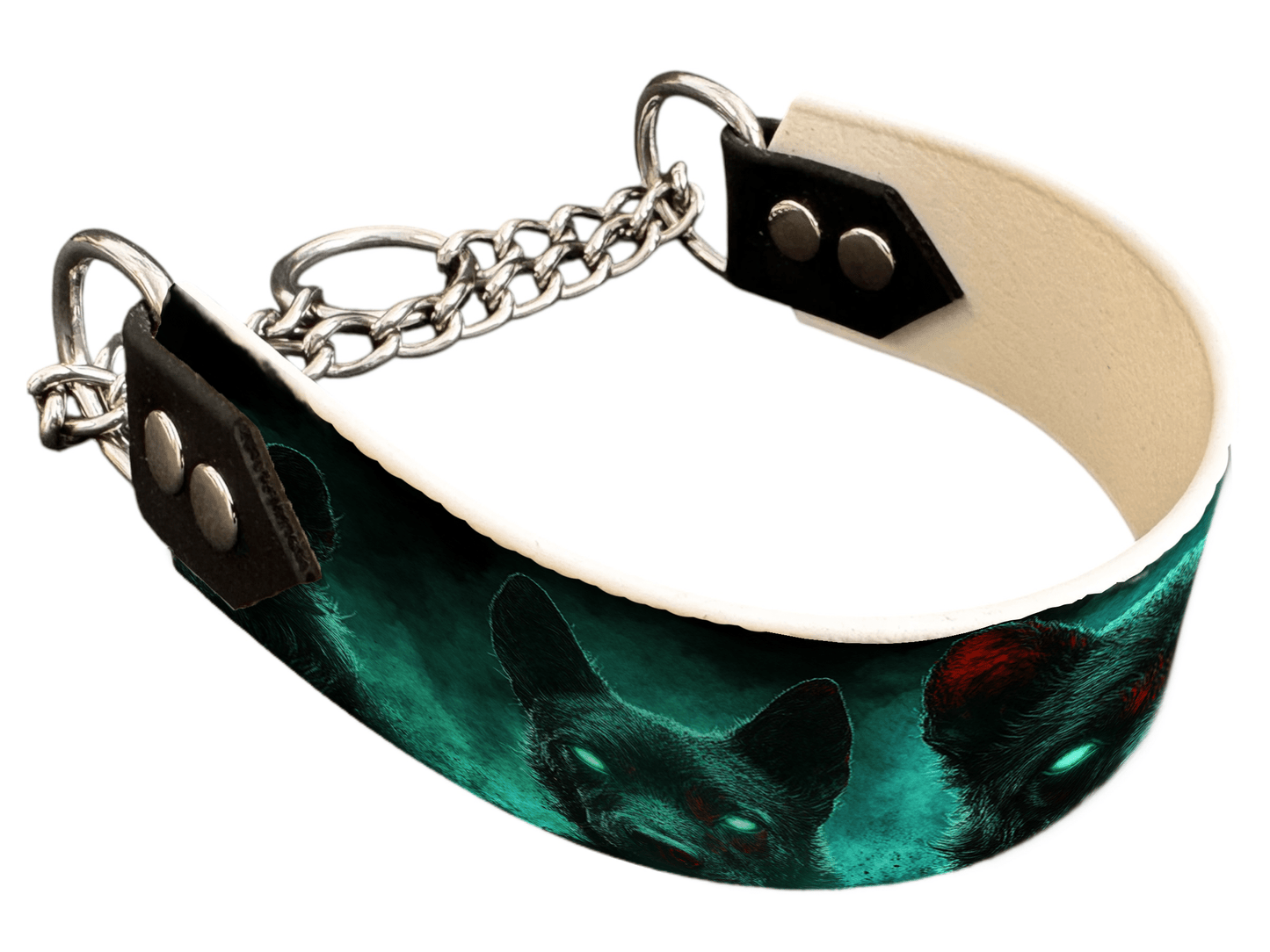 L'atelier du Fourmilier Martingales 191 Martingale pour chien en BioThane® imprimé – Collection chiens– 38mm