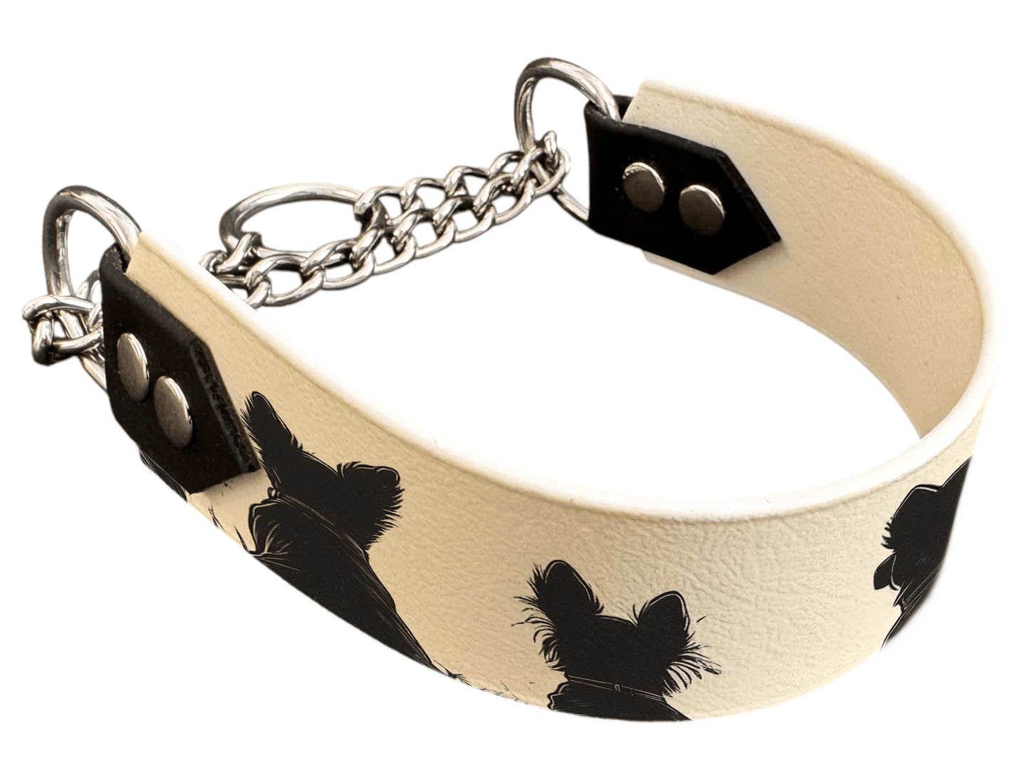 L'atelier du Fourmilier Martingales 192 Martingale pour chien en BioThane® imprimé – Collection chiens– 38mm