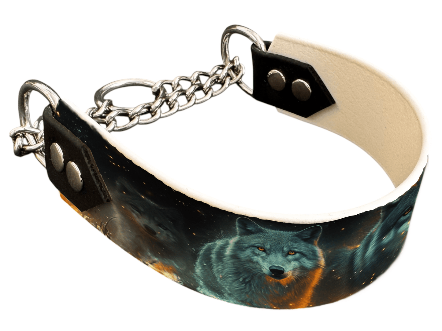 L'atelier du Fourmilier Martingales 193 Martingale pour chien en BioThane® imprimé – Collection chiens– 38mm