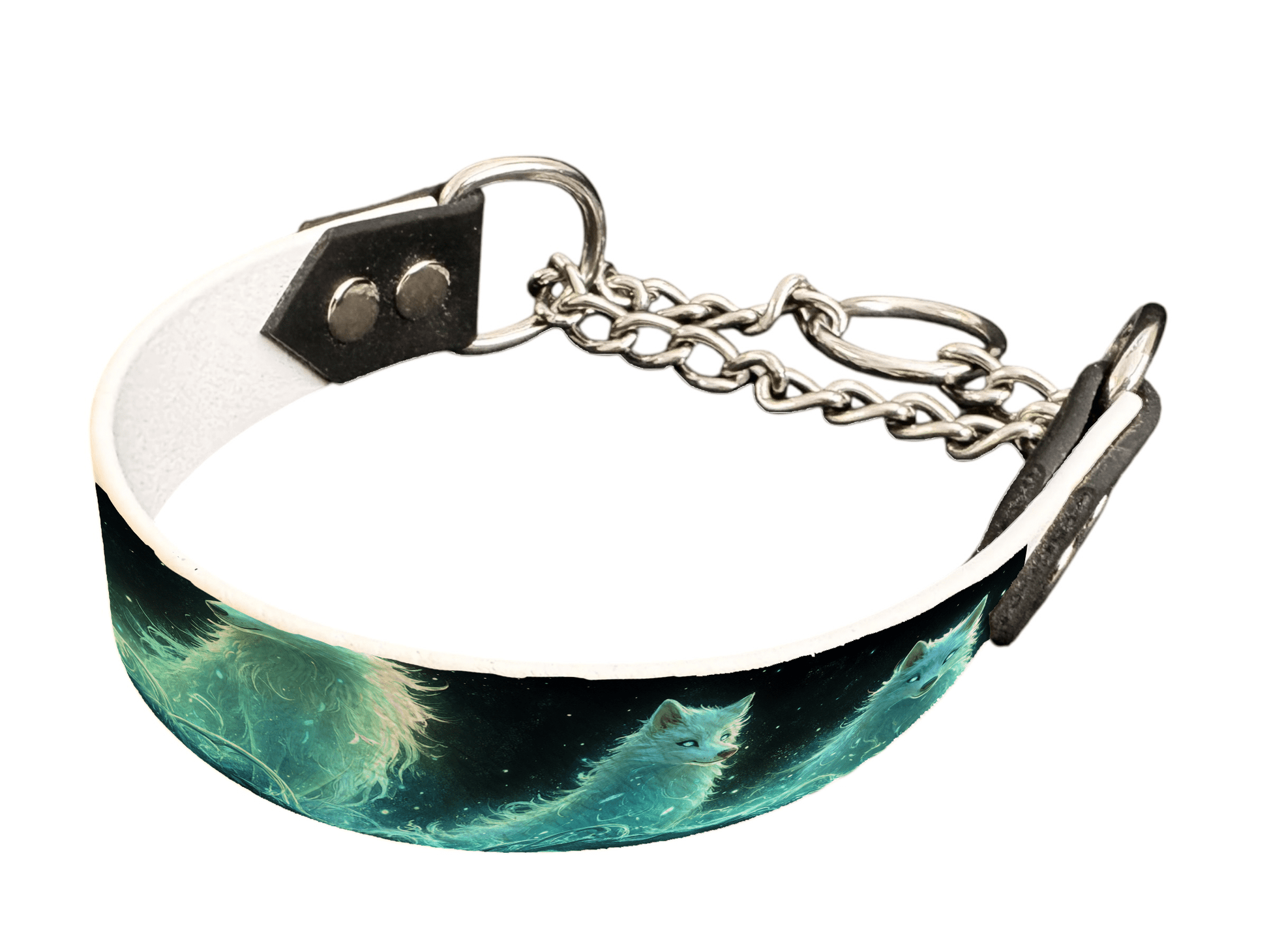 L'atelier du Fourmilier Martingales 195 Martingale pour chien en BioThane® imprimé – Collection animaux sauvages– 25mm