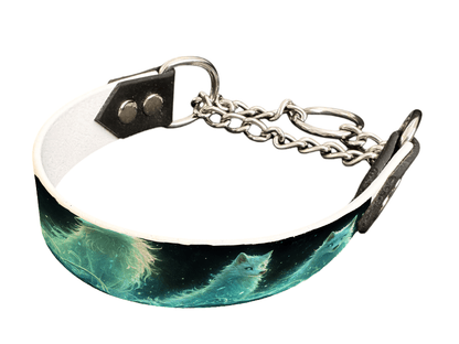 L'atelier du Fourmilier Martingales 195 Martingale pour chien en BioThane® imprimé – Collection animaux sauvages– 25mm