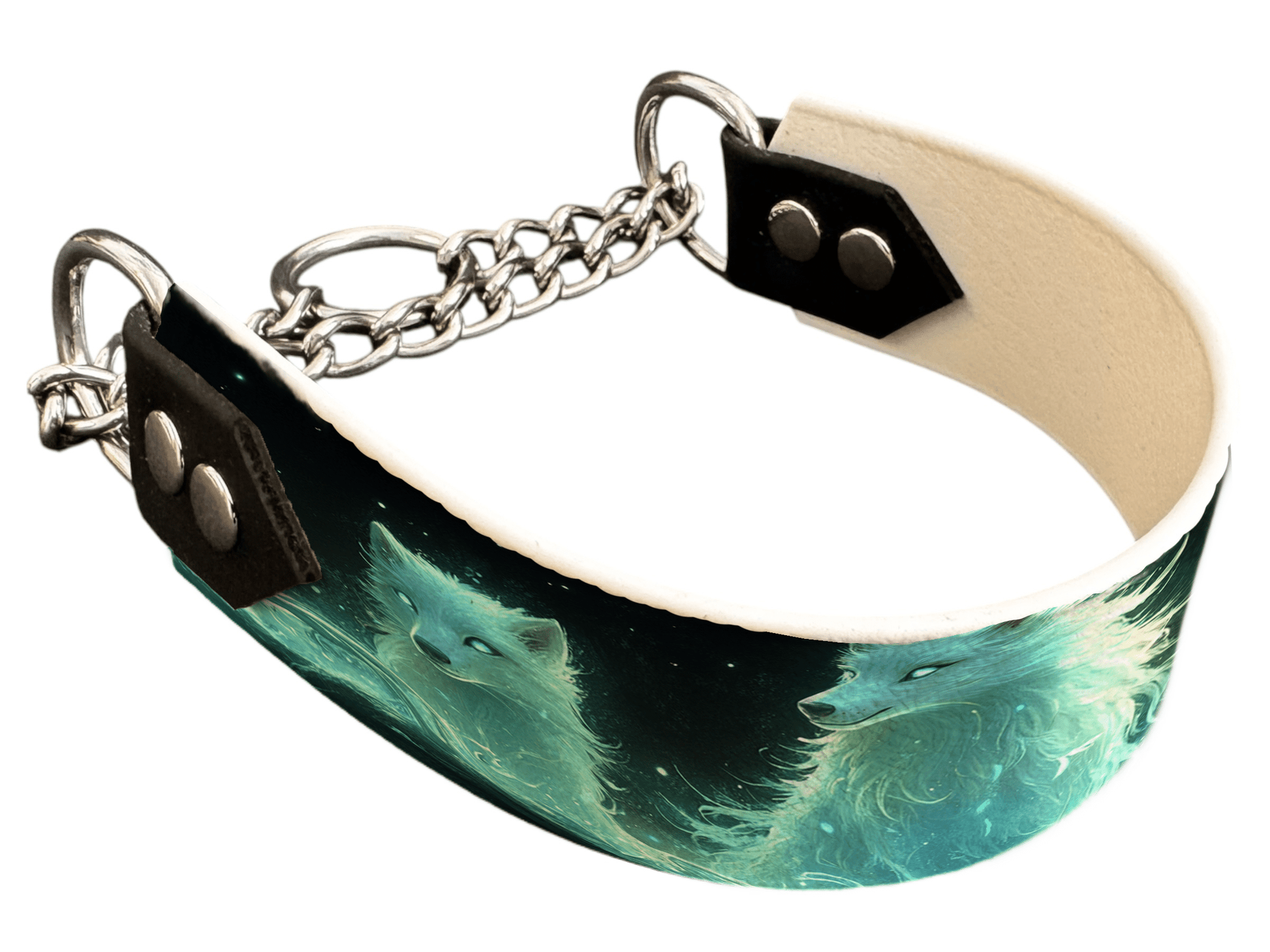 L'atelier du Fourmilier Martingales 195 Martingale pour chien en BioThane® imprimé – Collection animaux sauvages– 38mm