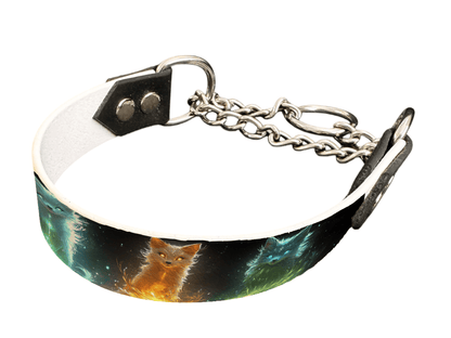 L'atelier du Fourmilier Martingales 196 Martingale pour chien en BioThane® imprimé – Collection animaux sauvages– 25mm