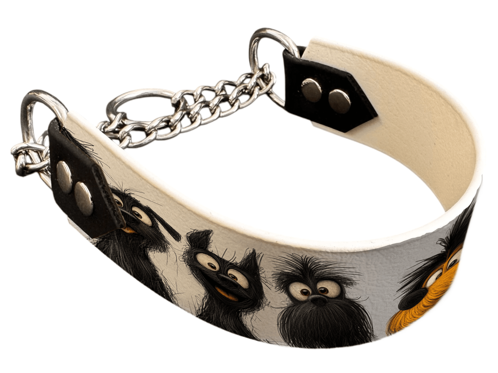 L'atelier du Fourmilier Martingales 200 Martingale pour chien en BioThane® imprimé – Collection chiens– 38mm