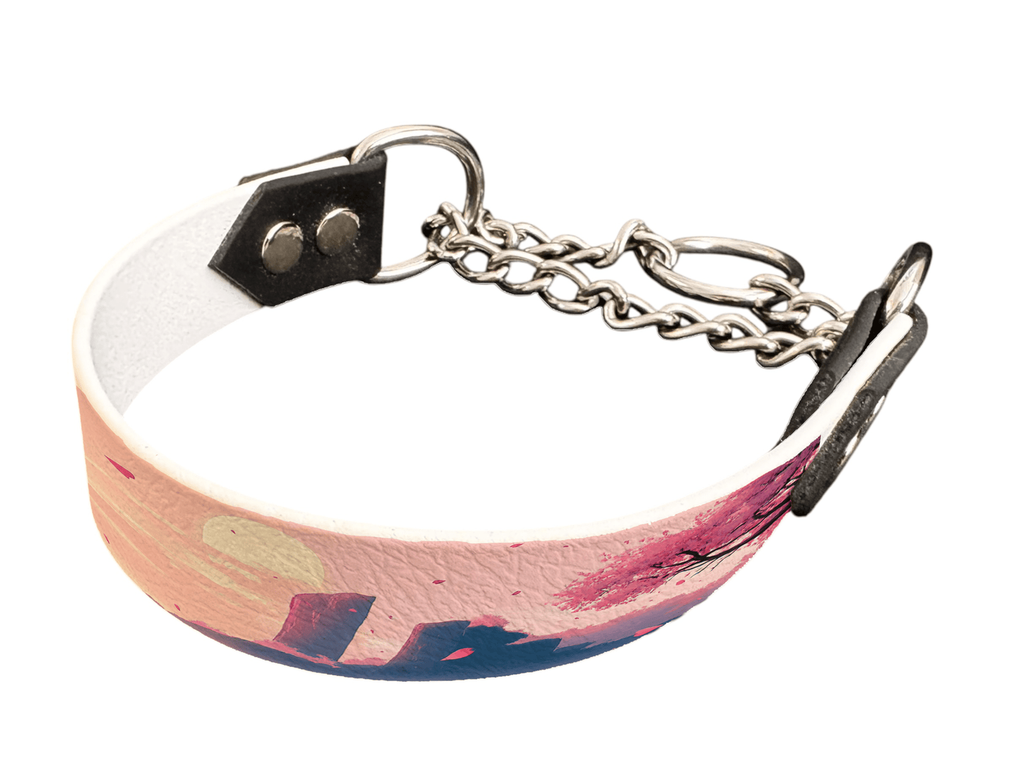 L'atelier du Fourmilier Martingales 206 Martingale pour chien en BioThane® imprimé – Collection paysage– 25mm