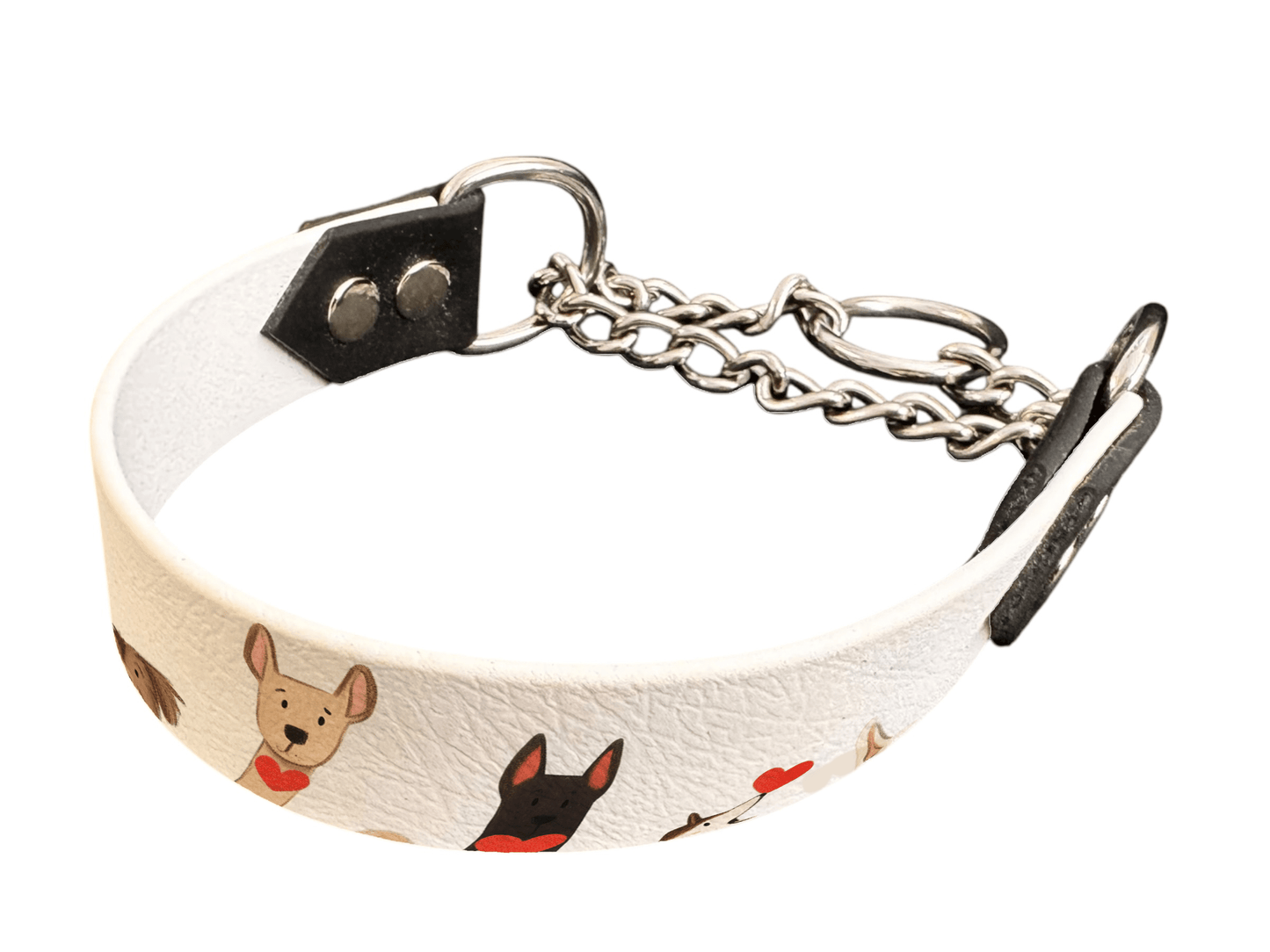 L'atelier du Fourmilier Martingales 212 Martingale pour chien en BioThane® imprimé – Collection chiens– 25mm