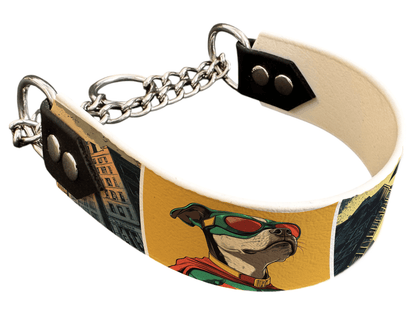 L'atelier du Fourmilier Martingales 215 Martingale pour chien en BioThane® imprimé – Collection chiens– 38mm