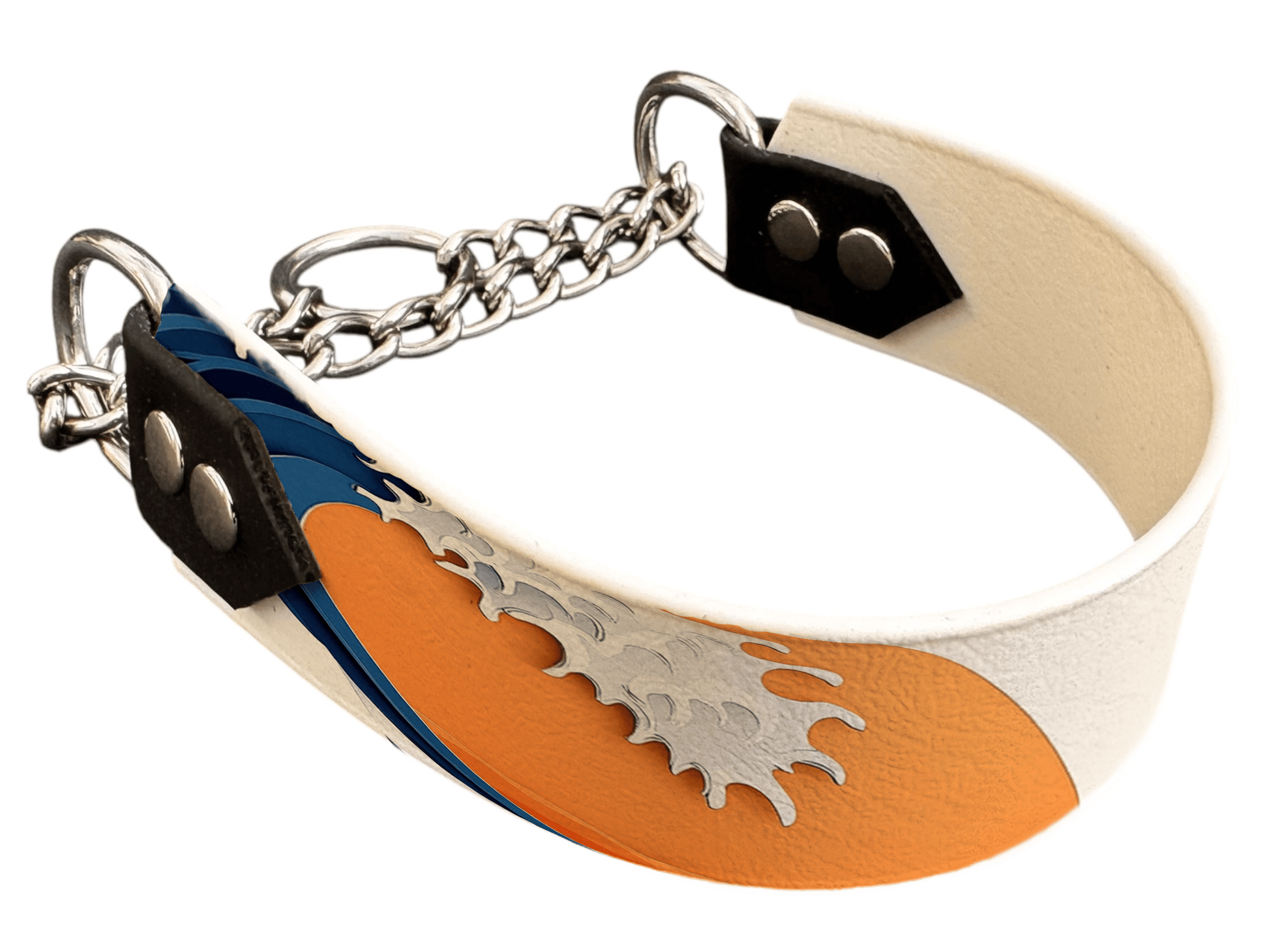 L'atelier du Fourmilier Martingales 219 Martingale pour chien en BioThane® imprimé – Collection paysage– 38mm