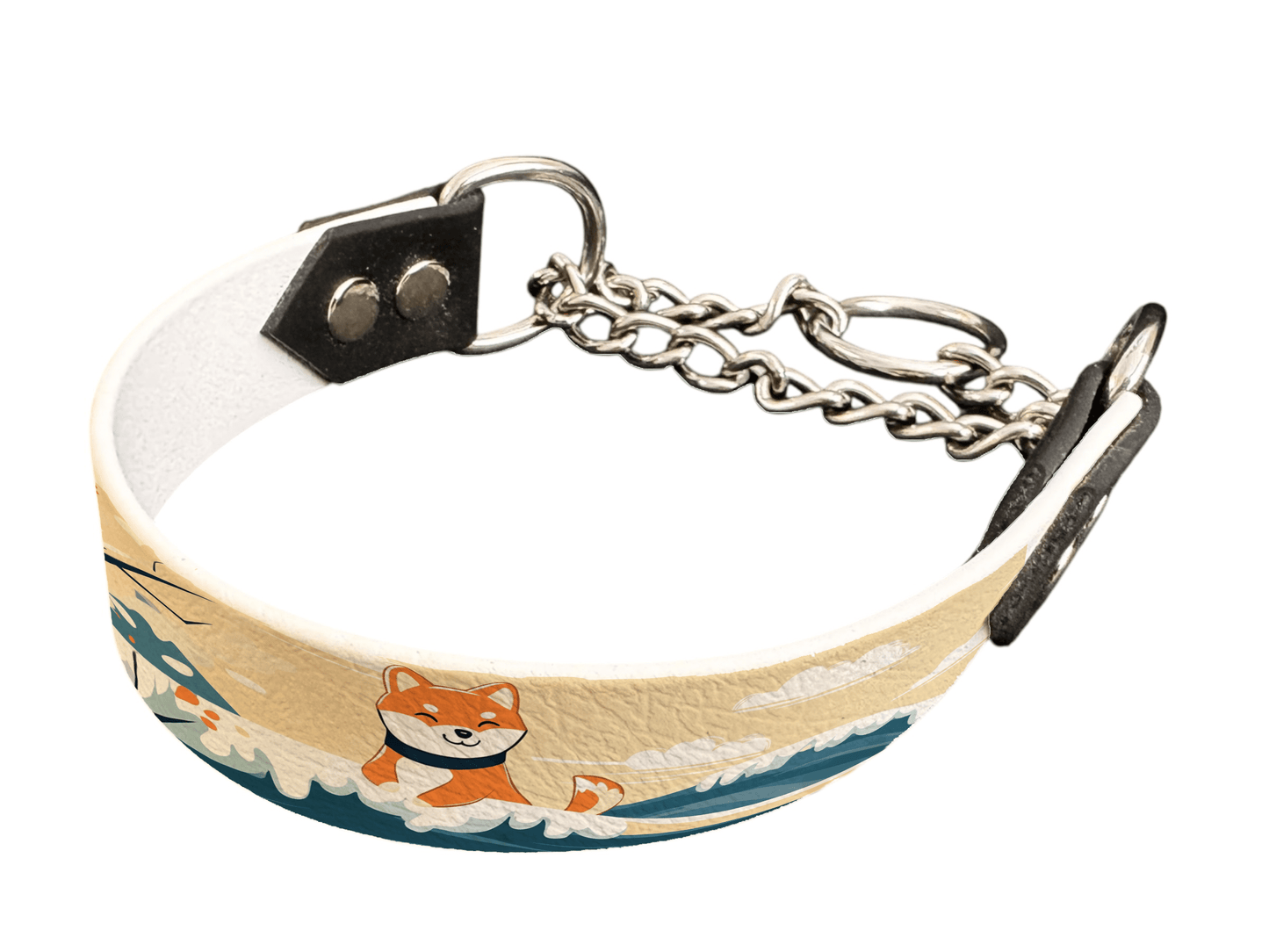 L'atelier du Fourmilier Martingales 222 Martingale pour chien en BioThane® imprimé – Collection chiens– 25mm