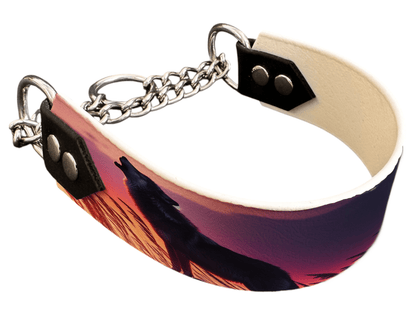 L'atelier du Fourmilier Martingales 23 Martingale pour chien en BioThane® imprimé – Collection chiens– 38mm