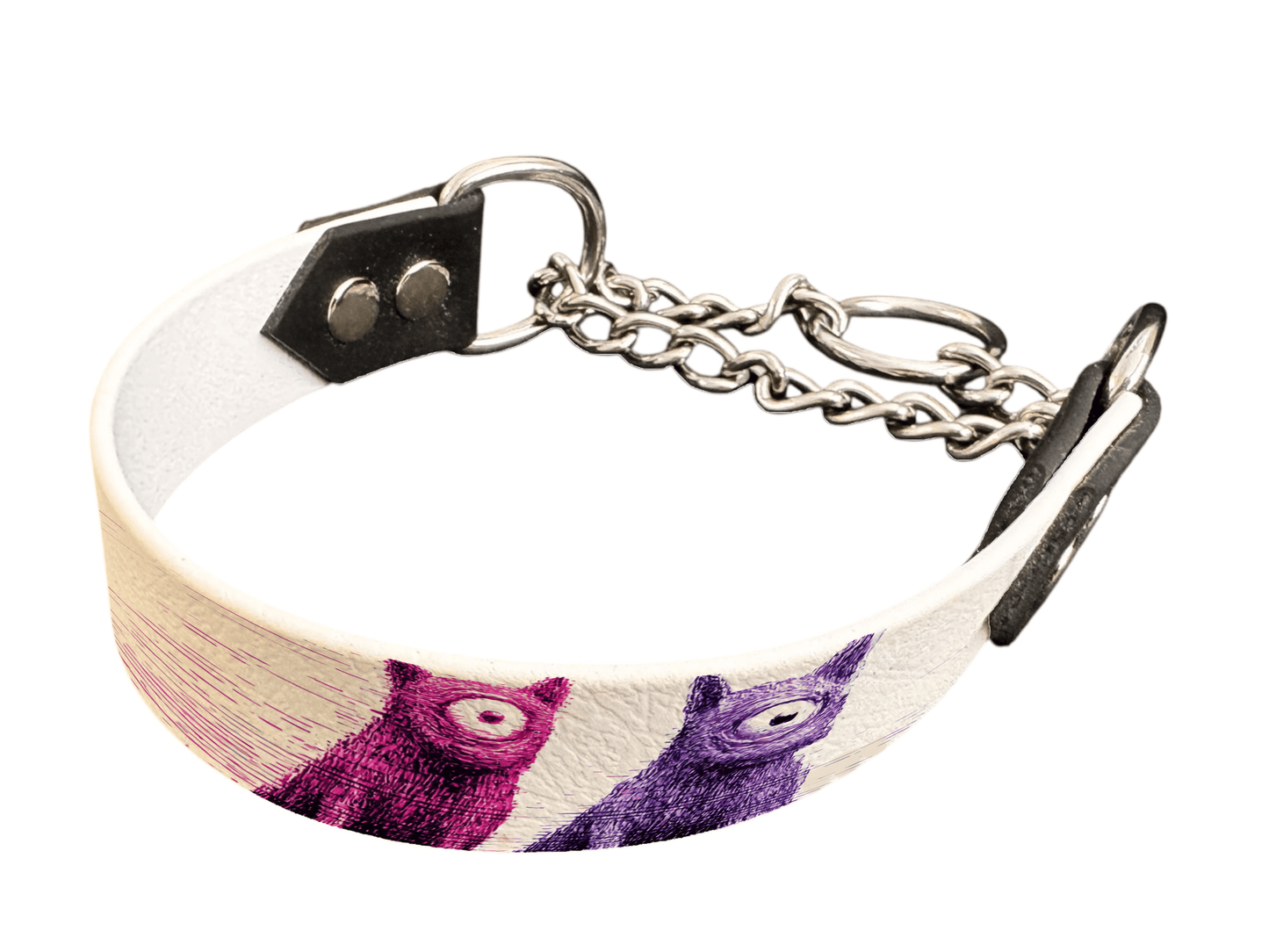 L'atelier du Fourmilier Martingales 25 229 Martingale pour chien en BioThane® imprimé – Collection chiens– 25mm