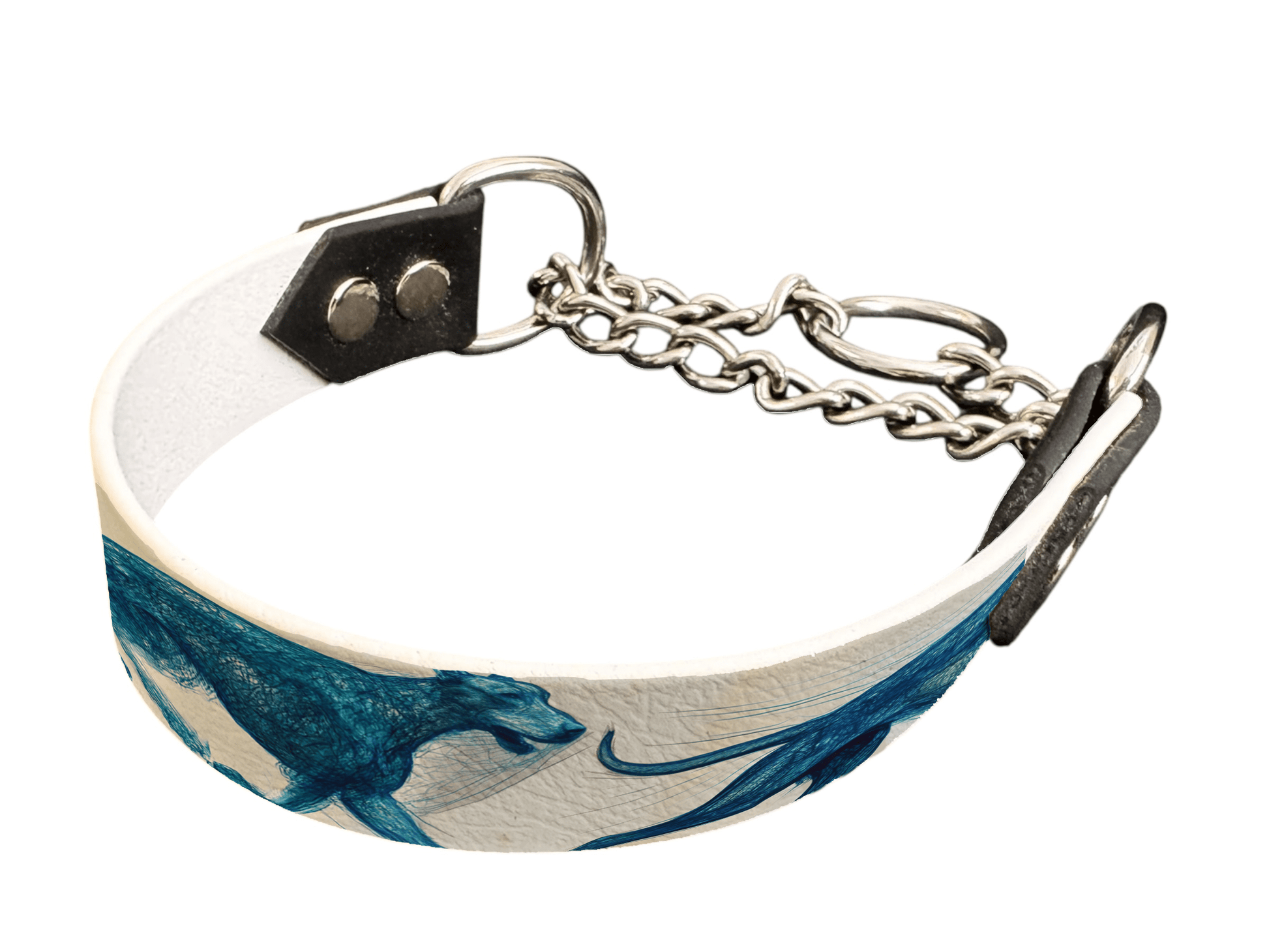 L'atelier du Fourmilier Martingales 25 231 Martingale pour chien en BioThane® imprimé – Collection chiens– 25mm