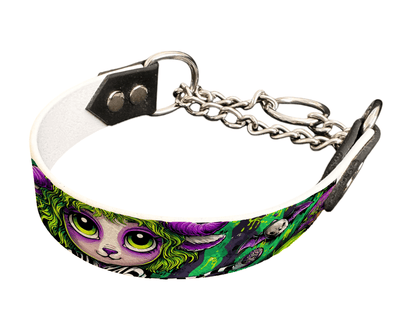 L'atelier du Fourmilier Martingales 25 287 Martingale pour chien en BioThane® imprimé – Collection Halloween– 25mm