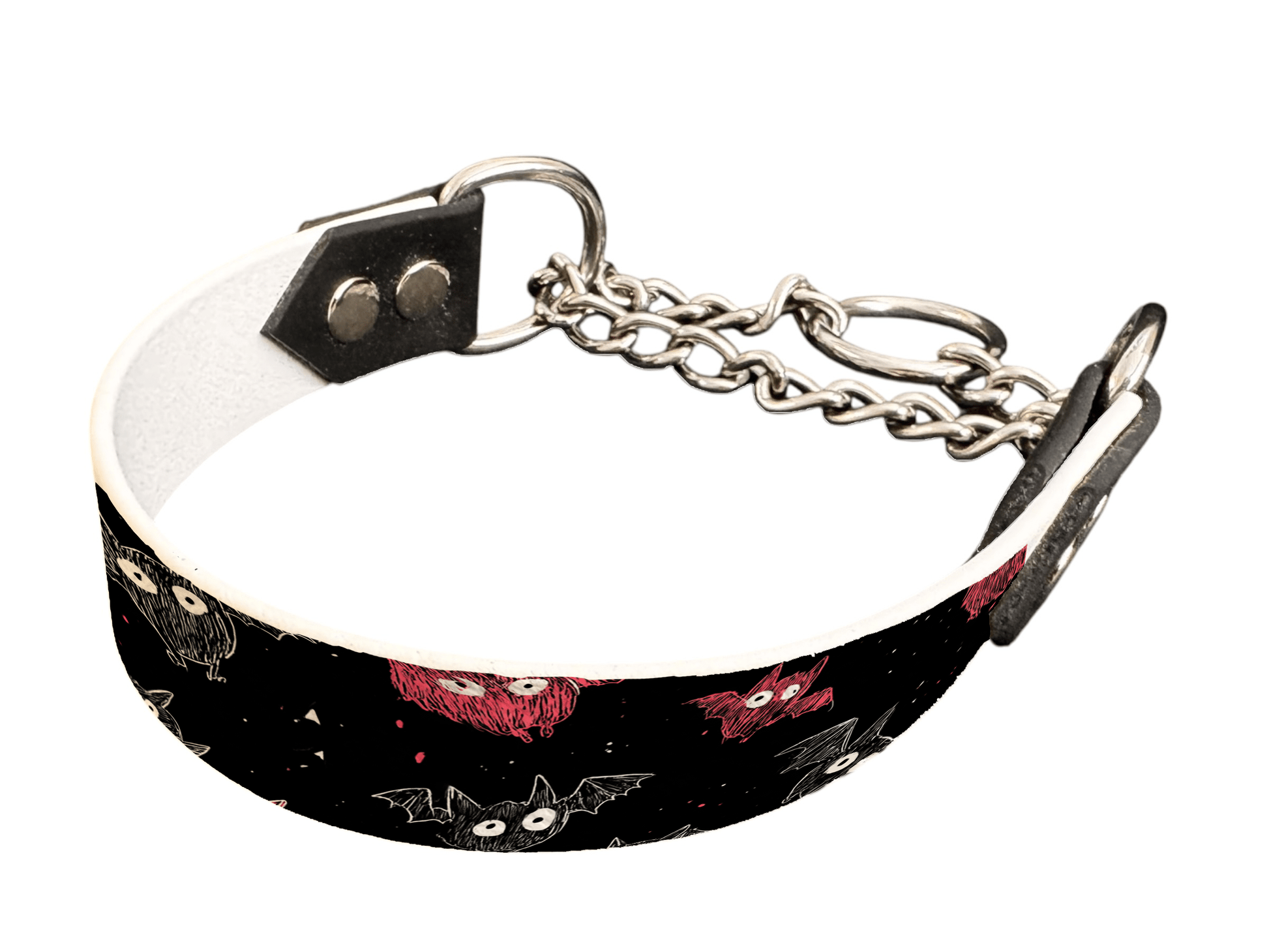 L'atelier du Fourmilier Martingales 25 289 Martingale pour chien en BioThane® imprimé – Collection Halloween– 25mm