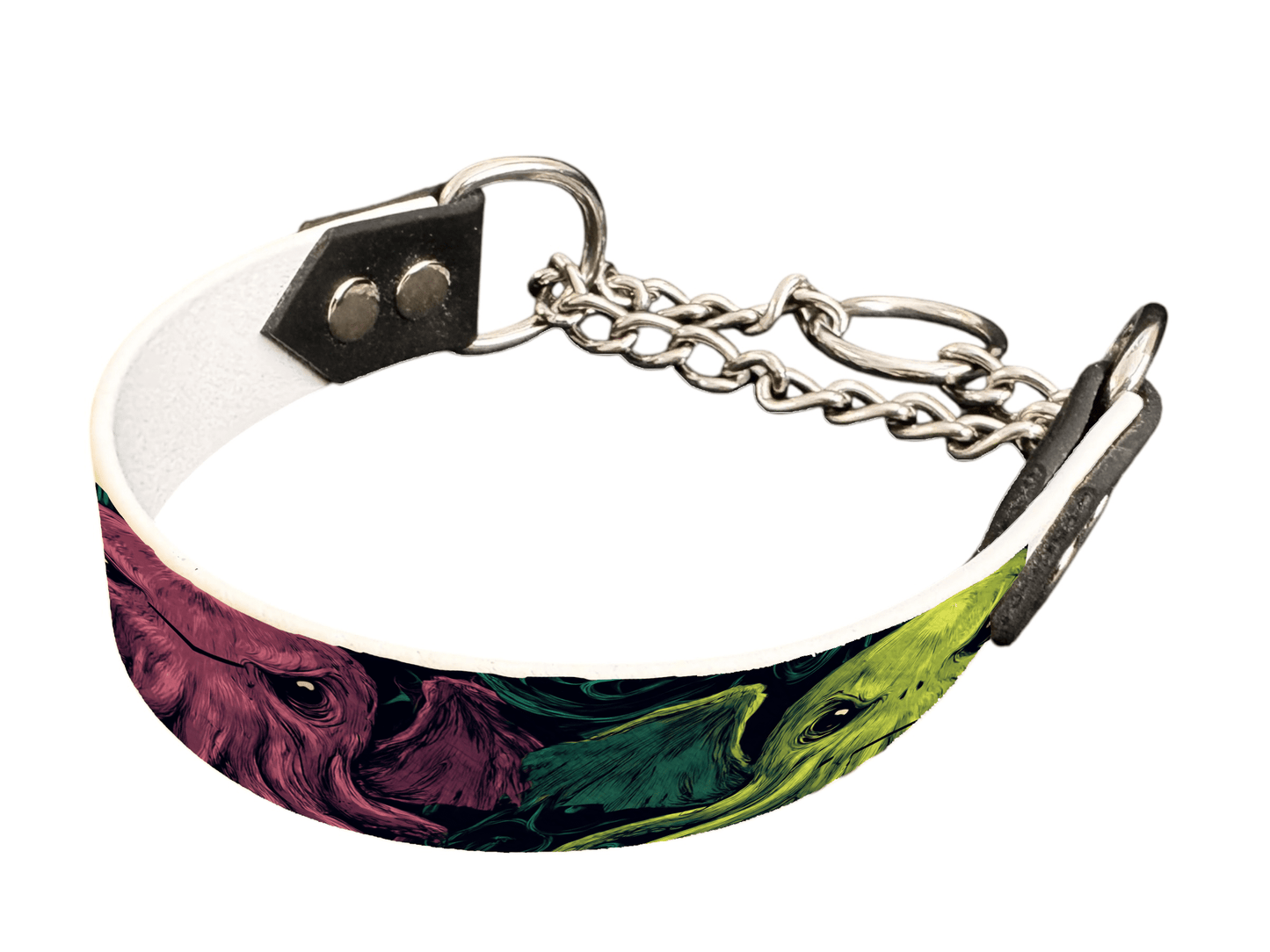 L'atelier du Fourmilier Martingales 25 291 Martingale pour chien en BioThane® imprimé – Collection Halloween– 25mm