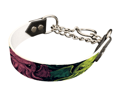 L'atelier du Fourmilier Martingales 25 291 Martingale pour chien en BioThane® imprimé – Collection Halloween– 25mm