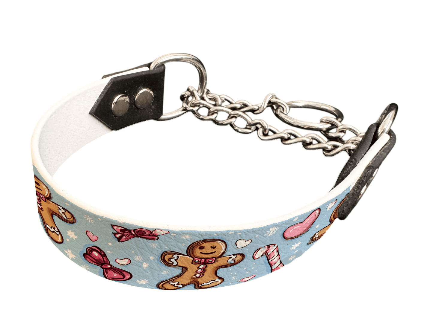 L'atelier du Fourmilier Martingales 25 334 Martingales pour chien – Collection Hiver & Noël (25 mm)