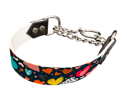 L'atelier du Fourmilier Martingales 25 346 Martingales pour chien – Saint Valentin (25 mm)