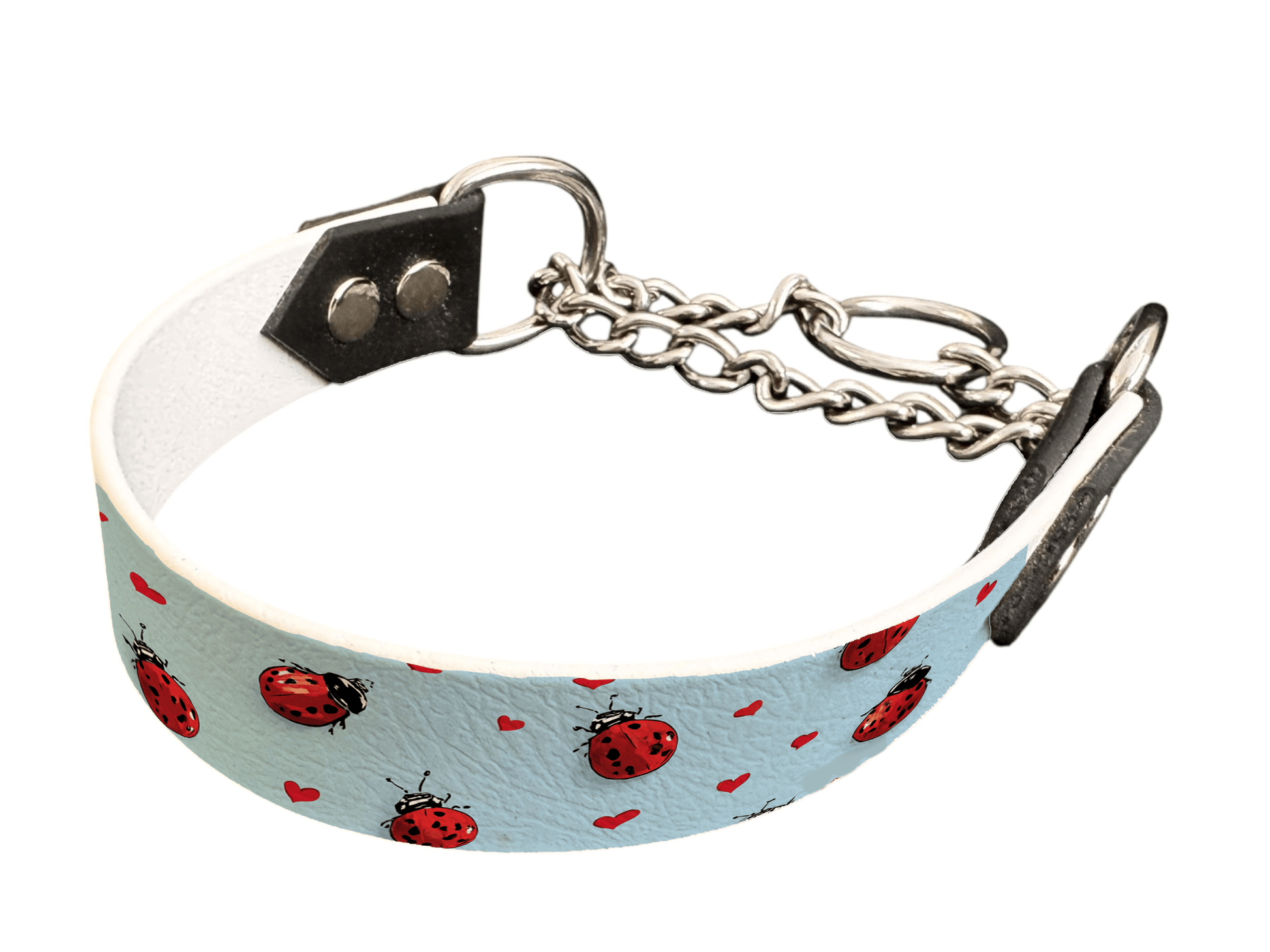 L'atelier du Fourmilier Martingales 25 351 Martingales pour chien – Saint Valentin (25 mm)