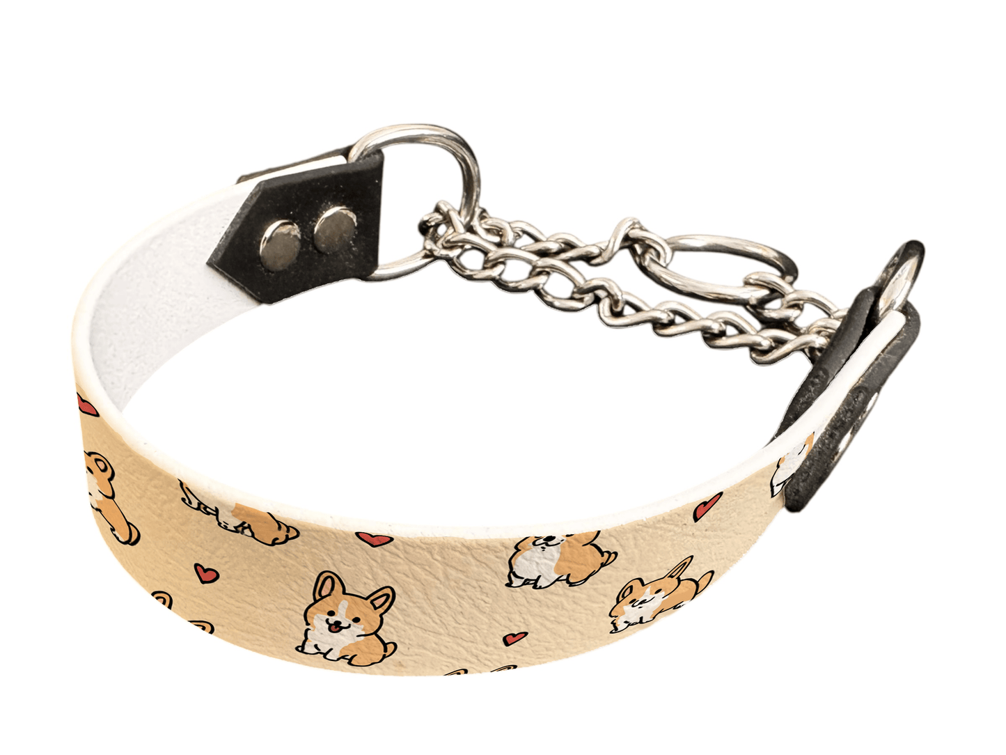 L'atelier du Fourmilier Martingales 25 352 Martingales pour chien – Saint Valentin (25 mm)