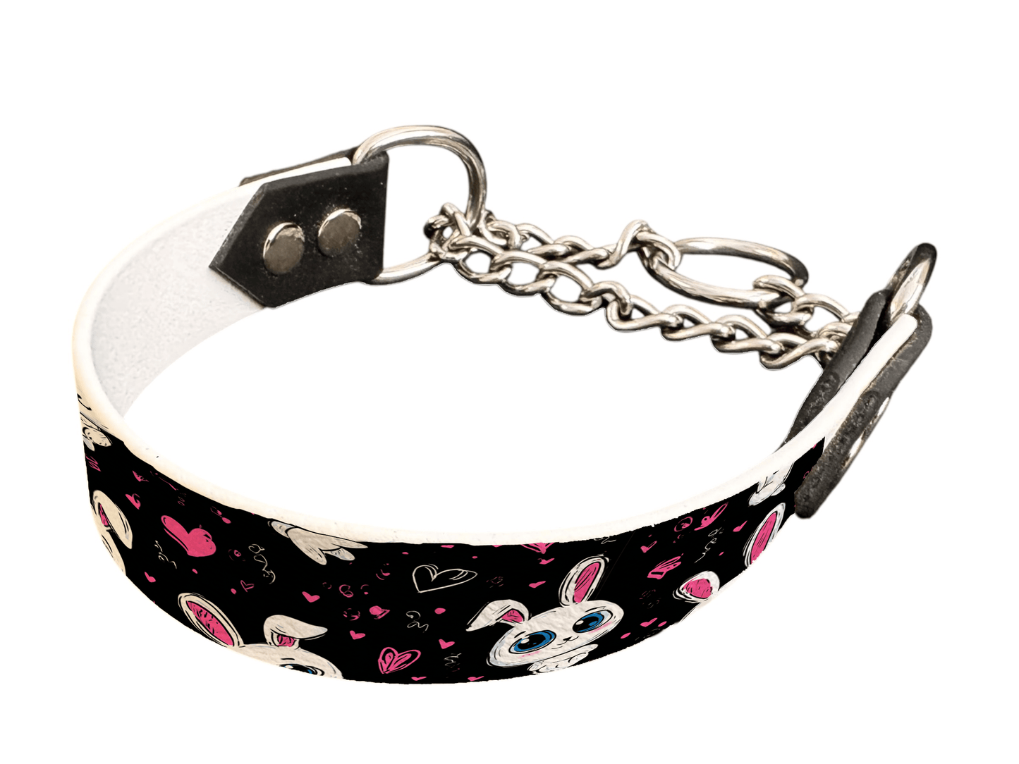 L'atelier du Fourmilier Martingales 25 353 Martingales pour chien – Saint Valentin (25 mm)