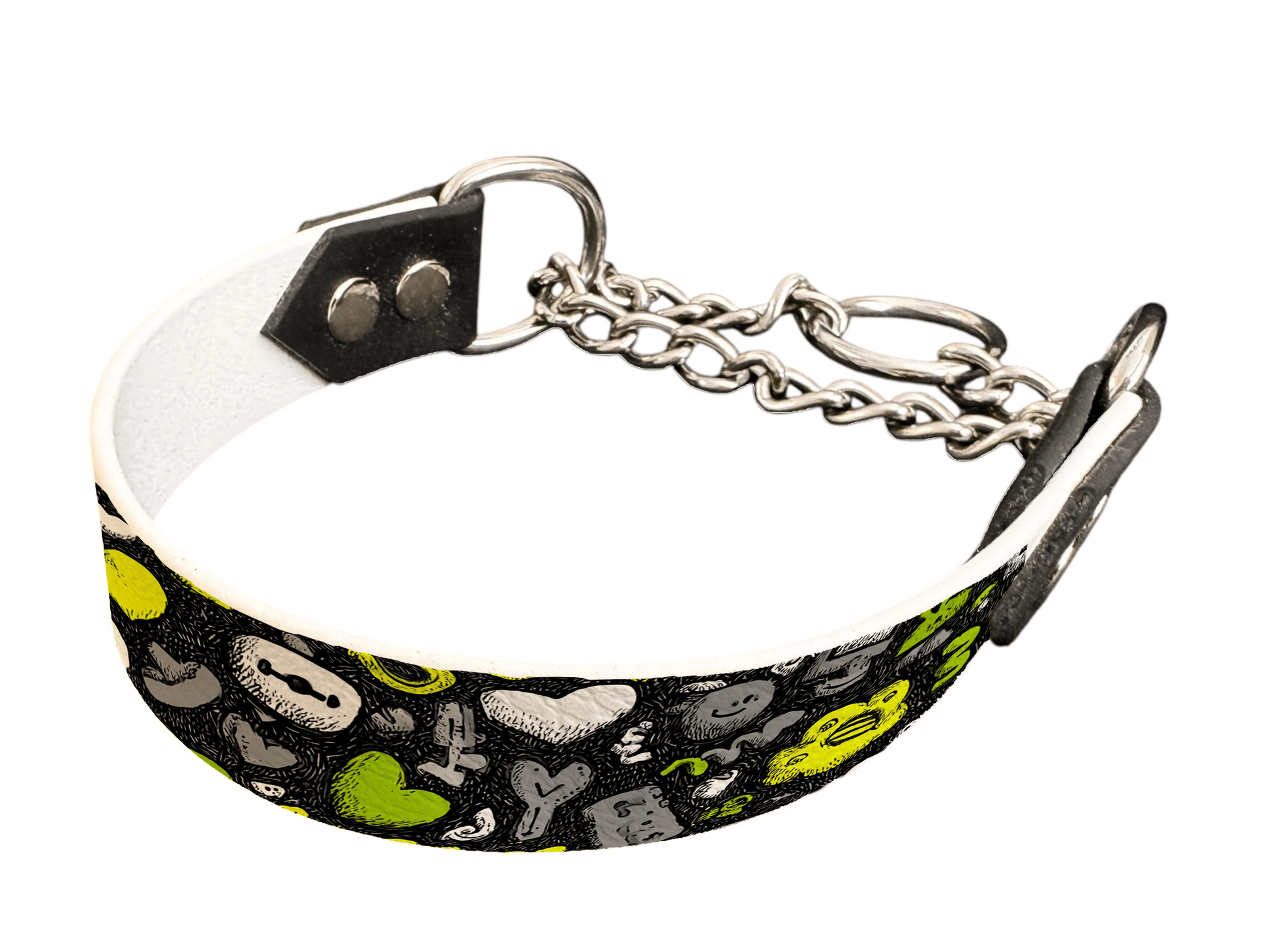 L'atelier du Fourmilier Martingales 25 357 Martingales pour chien – Saint Valentin (25 mm)