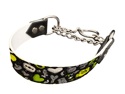 L'atelier du Fourmilier Martingales 25 357 Martingales pour chien – Saint Valentin (25 mm)