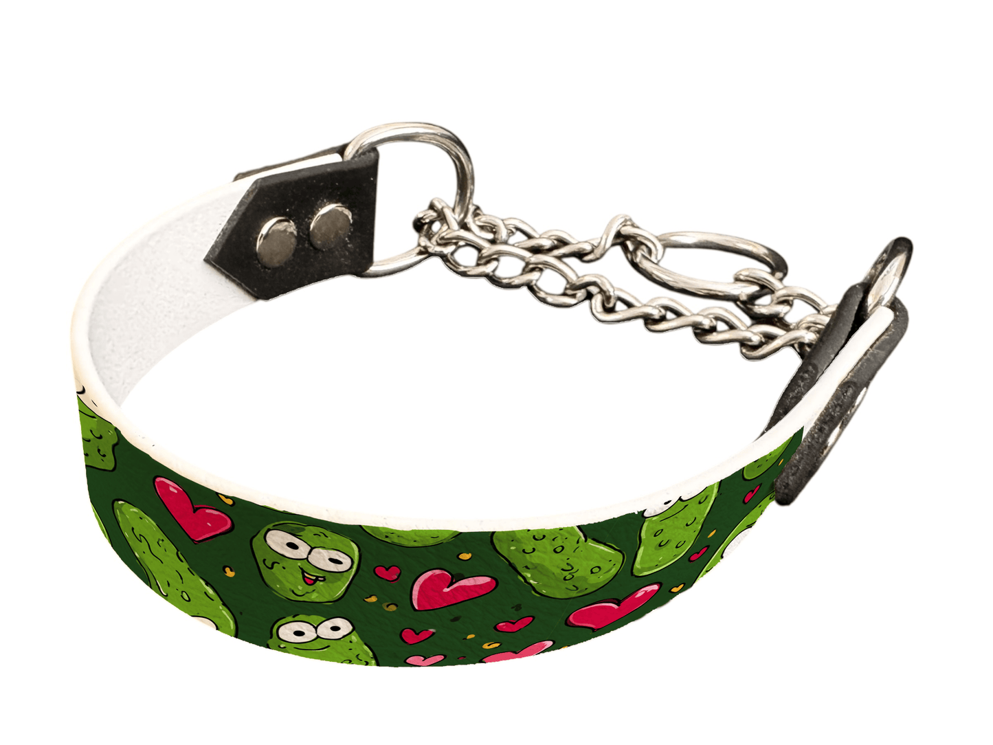 L'atelier du Fourmilier Martingales 25 359 Martingales pour chien – Saint Valentin (25 mm)