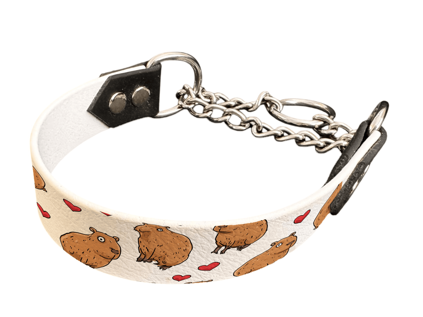 L'atelier du Fourmilier Martingales 25 360 Martingales pour chien – Saint Valentin (25 mm)