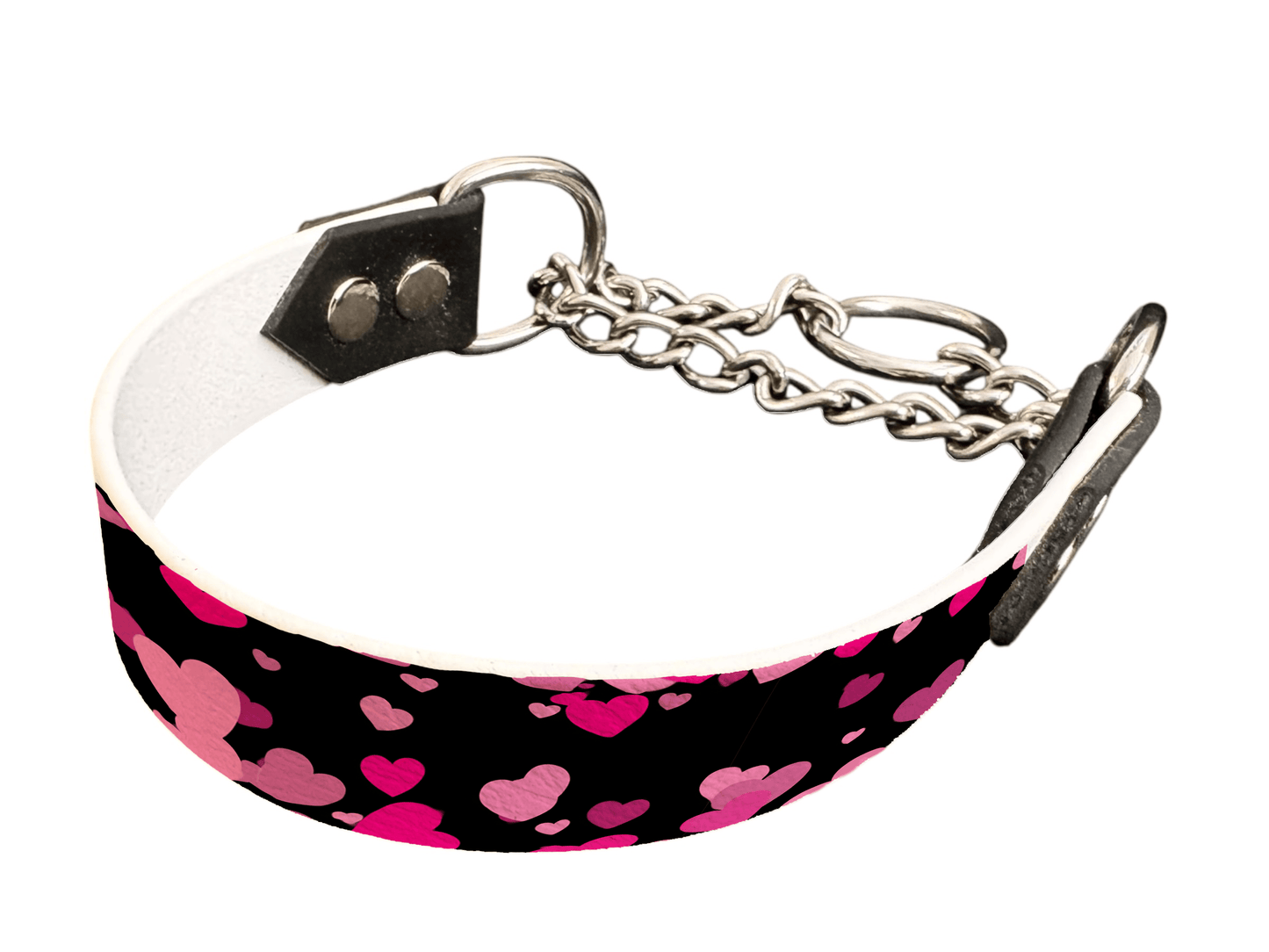L'atelier du Fourmilier Martingales 25 380 Martingales pour chien – Saint Valentin (25 mm)