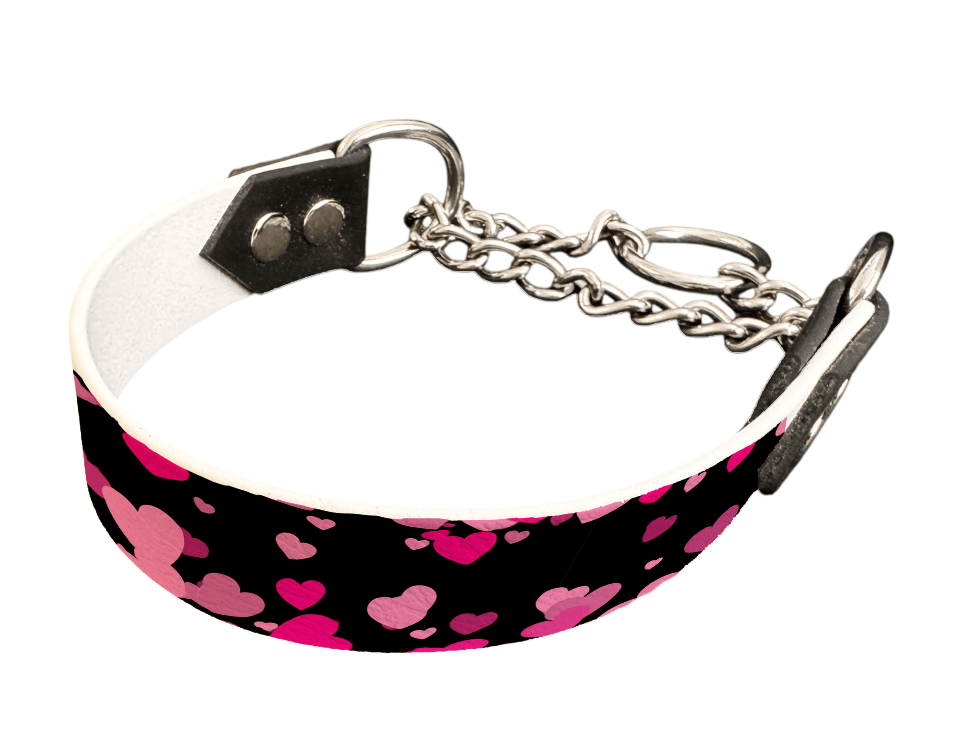 L'atelier du Fourmilier Martingales 25 380 Martingales pour chien – Saint Valentin (25 mm)