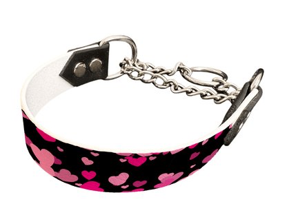 L'atelier du Fourmilier Martingales 25 380 Martingales pour chien – Saint Valentin (25 mm)