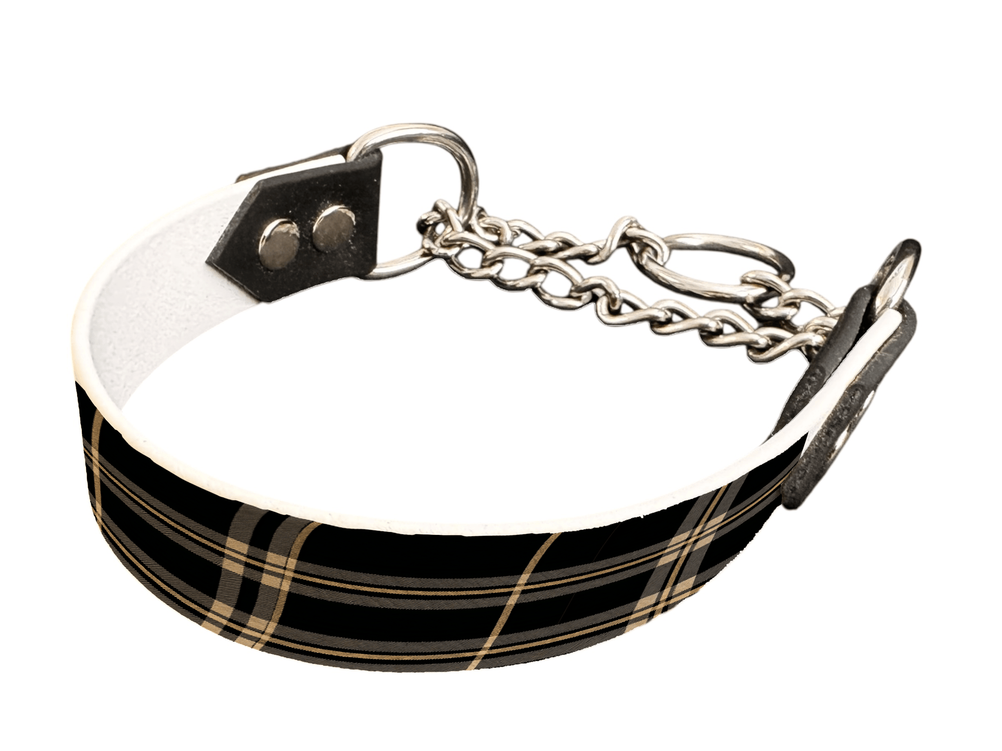 L'atelier du Fourmilier Martingales 25 381 Martingale pour chien en BioThane® imprimé – Collection tartan– 25mm