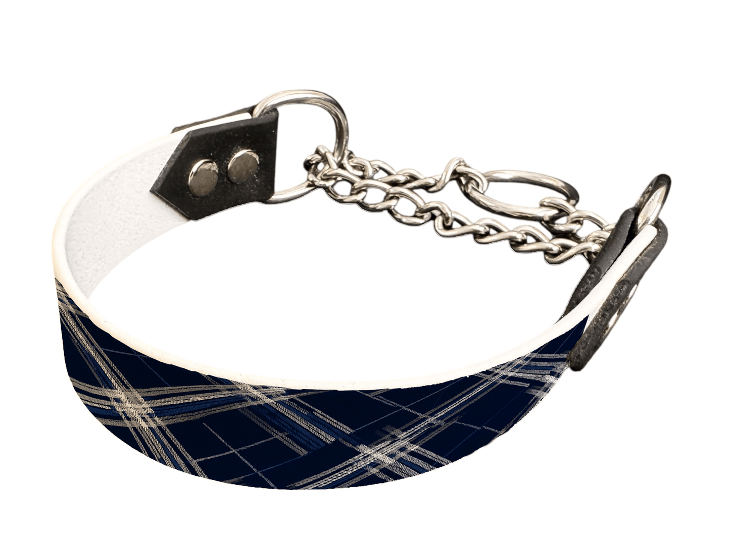 L'atelier du Fourmilier Martingales 25 385 Martingale pour chien en BioThane® imprimé – Collection tartan– 25mm