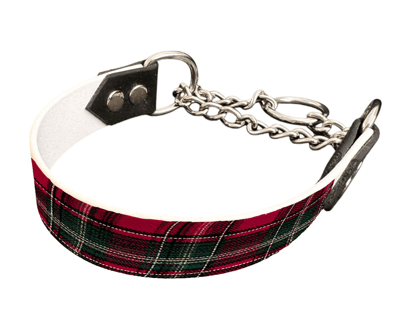 L'atelier du Fourmilier Martingales 25 387 Martingale pour chien en BioThane® imprimé – Collection tartan– 25mm