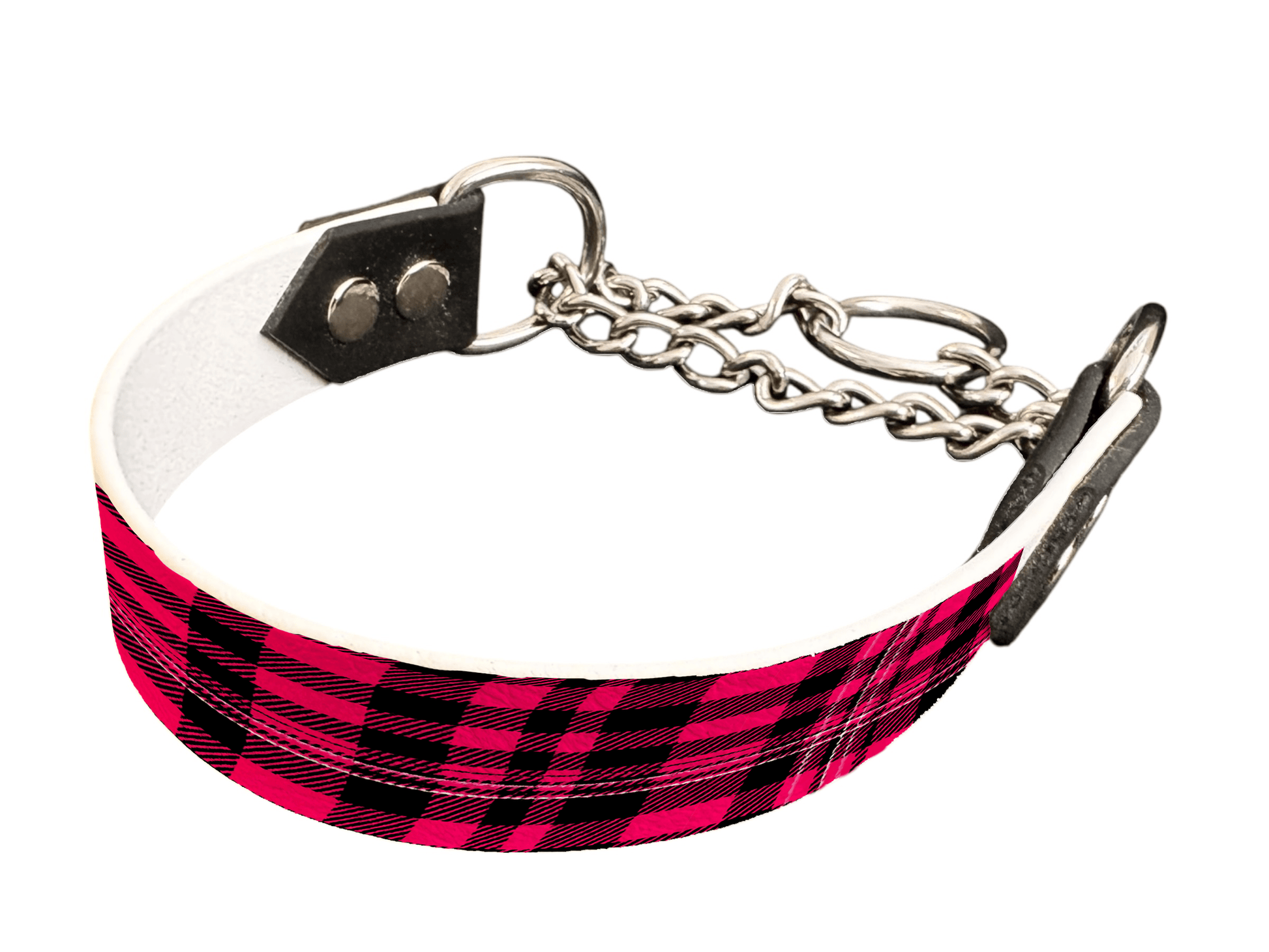 L'atelier du Fourmilier Martingales 25 392 Martingale pour chien en BioThane® imprimé – Collection tartan– 25mm