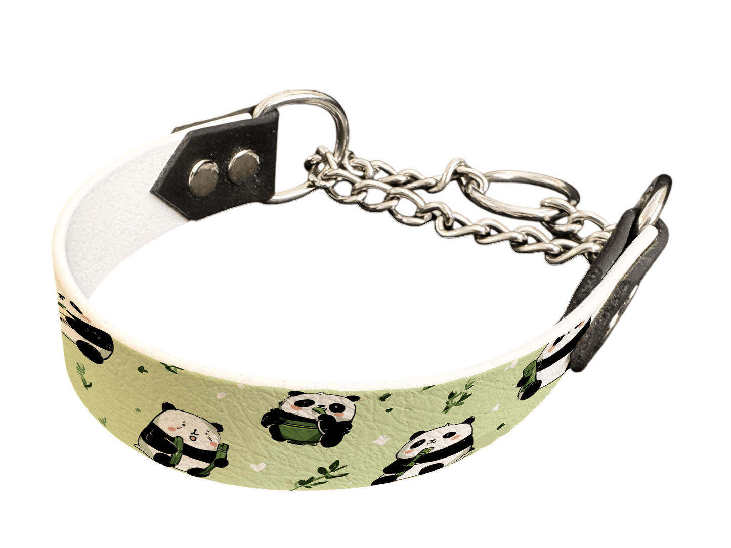 L'atelier du Fourmilier Martingales 25 404 Martingale pour chien en BioThane® imprimé – Collection animaux pop/kawaii – 25mm