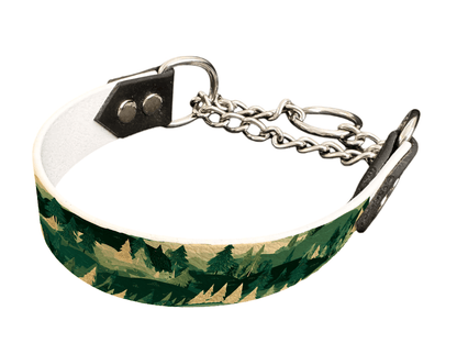 L'atelier du Fourmilier Martingales 25 411 Martingale pour chien en BioThane® imprimé – Collection paysage– 25mm