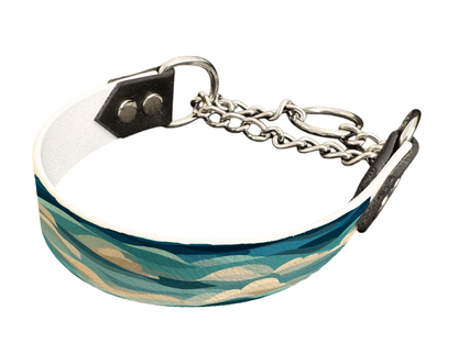 L'atelier du Fourmilier Martingales 25 413 Martingale pour chien en BioThane® imprimé – Collection paysage– 25mm