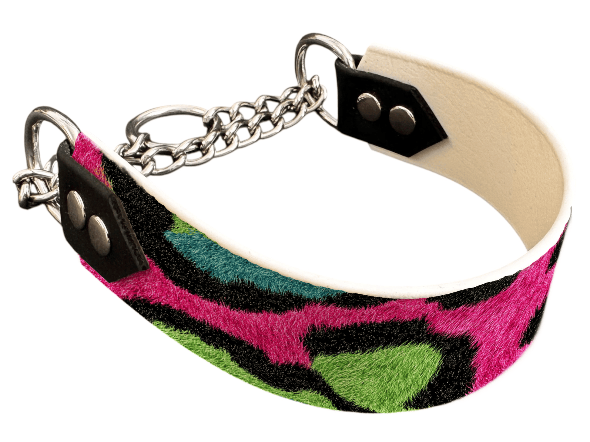 L'atelier du Fourmilier Martingales 259 Martingale pour chien en BioThane® imprimé – Collection fourrures et pelages – 38mm