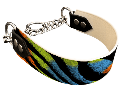 L'atelier du Fourmilier Martingales 261 Martingale pour chien en BioThane® imprimé – Collection fourrures et pelages – 38mm