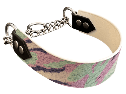 L'atelier du Fourmilier Martingales 266 Martingale pour chien en BioThane® imprimé – Collection fourrures et pelages – 38mm