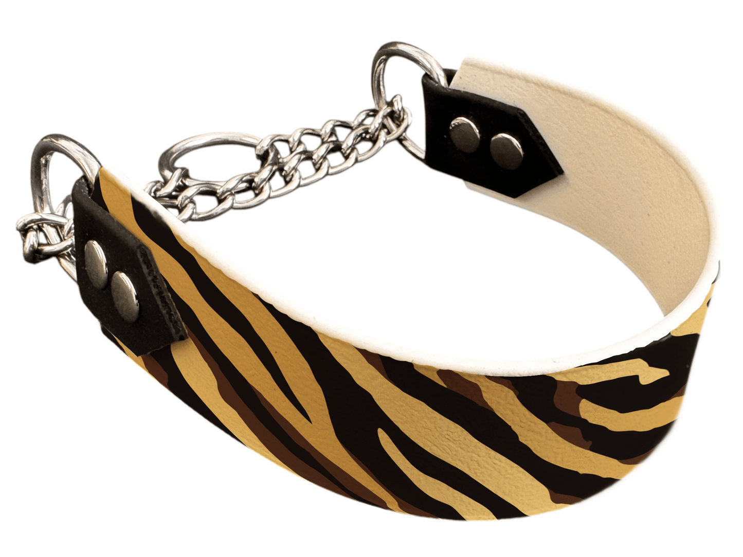 L'atelier du Fourmilier Martingales 267 Martingale pour chien en BioThane® imprimé – Collection fourrures et pelages – 38mm