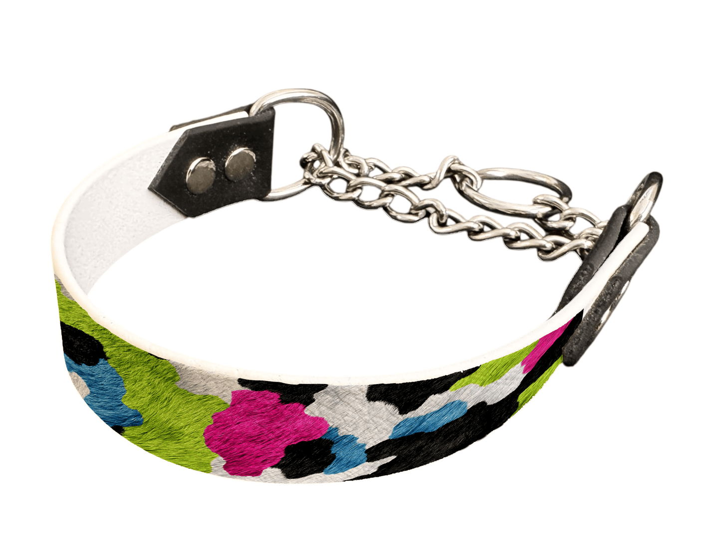 L'atelier du Fourmilier Martingales 272 Martingale pour chien en BioThane® imprimé – Collection fourrures et pelages – 25mm