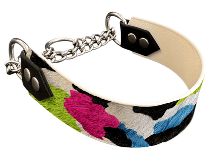 L'atelier du Fourmilier Martingales 272 Martingale pour chien en BioThane® imprimé – Collection fourrures et pelages – 38mm