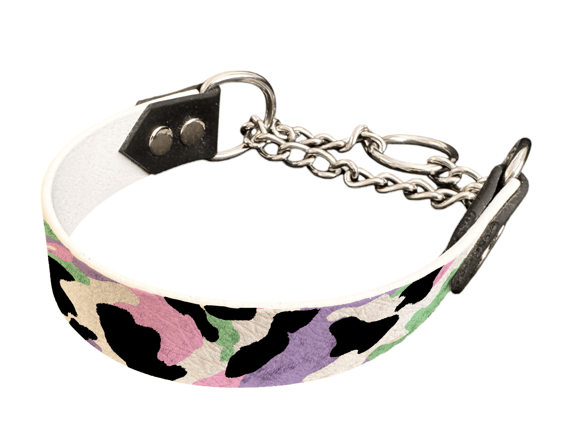 L'atelier du Fourmilier Martingales 273 Martingale pour chien en BioThane® imprimé – Collection fourrures et pelages – 25mm