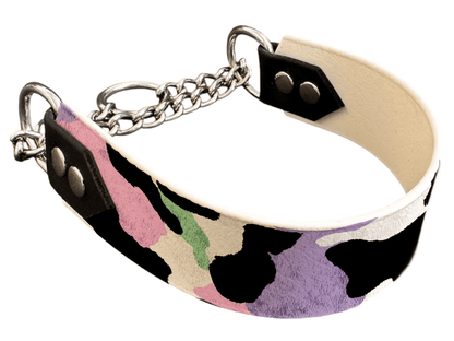 L'atelier du Fourmilier Martingales 273 Martingale pour chien en BioThane® imprimé – Collection fourrures et pelages – 38mm