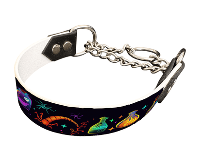 L'atelier du Fourmilier Martingales 277 Martingale pour chien en BioThane® imprimé – Collection Halloween– 25mm
